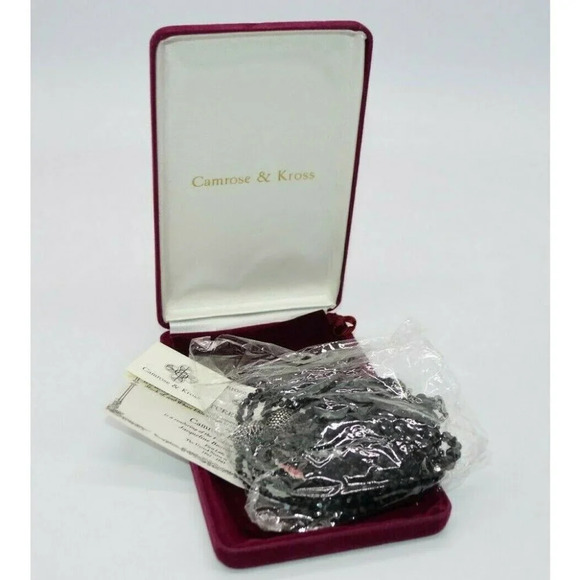 Camrose and Kross Multi-Strand Black Bead Necklace - Picture 2 of 8